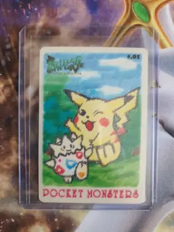 Sealdass Sticker BANDAI Fancy graffiti Pikachu Togepi Pokemon Card Japanese - Image 1
