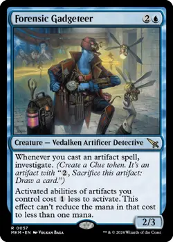 MTG Foil - Forensic Gadgeteer - 57 / NM / English - Image 1
