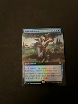 MTG KINDRED DISCOVERY *FOIL* Extended Art Commander Legends Baulder's Gate 565 - Image 1
