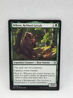 Wilson, Refined Grizzly #261 CLB Magic MTG 2022 Legendary Creature Card NM Green - Image 1