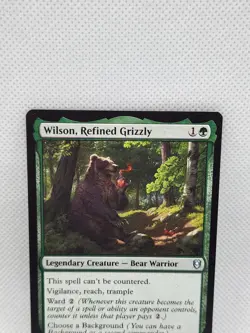 Wilson, Refined Grizzly #261 CLB Magic MTG 2022 Legendary Creature Card NM Green - Image 2