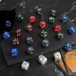 51 Pieces MTG Counter Dice Plus 1 Life Counters +1/+1 Tokens 6 Sided Dice Set - Image 2