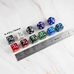 51 Pieces MTG Counter Dice Plus 1 Life Counters +1/+1 Tokens 6 Sided Dice Set - Image 4