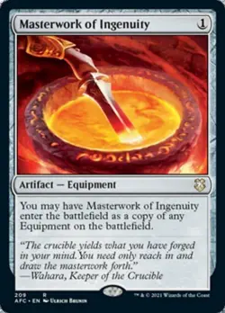 Masterwork of Ingenuity - Light Play MTG Commander 2021 Forgotten Realms - Image 1