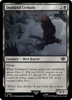 [MTG] Dunland Crebain (0082) (LTR) LP-HP - Image 1