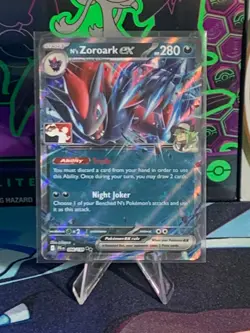 POKEMON TCG - N's ZOROARK EX - 098/159 - PRIZE PACK SERIES 7 -PLAY! STAMPED - Image 1