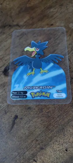 Murkrow 198 Pokemon Lamincards Edibas - ITA - GOOD - Image 1