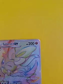 Sylveon GX 158/145 Full Art Rainbow Rare Guardians Rising Pokemon TCG - Image 3