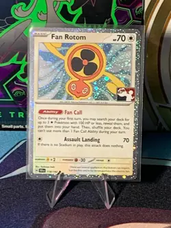 POKEMON TCG - FAN ROTOM - 118/142 COSMO RARE PRIZE PACK SERIES 7 -PLAY! STAMPED - Image 1
