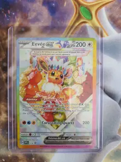Eevee EX SVP 174 Prismatic Evolutions Super Premium Collection Promo Pokemon - Image 1