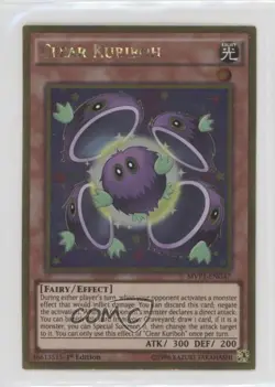 Clear Kuriboh Gold Edition 1st Ed. YuGiOh The Dark Side of Dimensions Movie Pack - Image 1