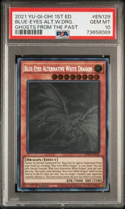 YUGIOH PSA 10 Blue-Eyes Alternative White Dragon (Ghost Rare) GFTP-EN129 - Image 1