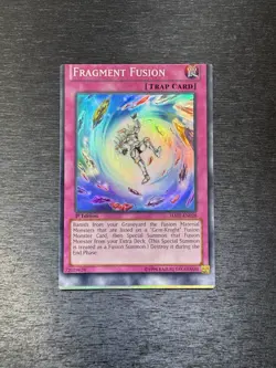 YuGiOh! Fragment Fusion HA07 - Error Misprint Miscut 1st Edition Near Mint - Image 1