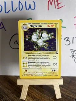 Magneton Fossil HOLO - 11/62 - Pokemon Card Rare 1999 - NEAR MINT - Image 1