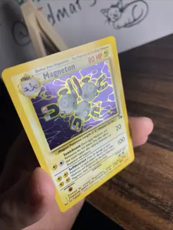 Magneton Fossil HOLO - 11/62 - Pokemon Card Rare 1999 - NEAR MINT - Image 3