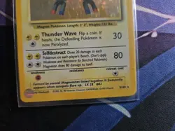 Pokemon TCG Magneton 009/102 Base Set Holo Rare card Holofoil - Image 2