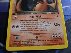 Dark Charizard 21/82 Rare 1st Edition Team Rocket Pokemon Card - Image 2