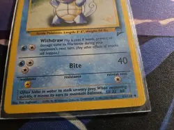 Wartortle - 63/130 - Gold W Stamped Promo Base Set 2 TCG - Pokemon Card - Image 2