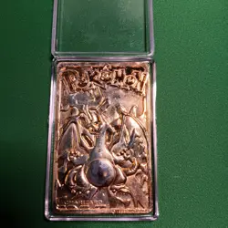 Pokemon 23K Gold Plated Charizard Burger King Nintendo Promo Card 1999 - Image 1