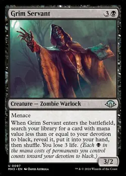 [MTG] Grim Servant (0097) (MH3) LP-HP - Image 1