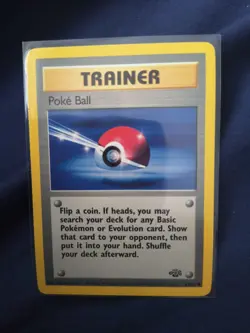 Pokemon Card WOTC Poke Ball 64/64 Jungle Non-holo Common Unlimited 1999 - NM - Image 1