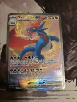 Pokemon TCG Journey Together Salamence EX Card 187/159 - Image 1