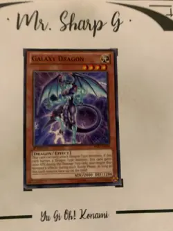 GALAXY DRAGON - 1st EDITION PRIO-EN098 ENGLISH Yu-Gi-Oh! CARD COMMON KONAMI 2014 - Image 2