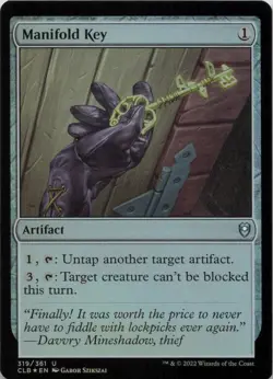 Manifold Key - FOIL - U Commander Legends: Battle for Baldur's Gate 319 - MTG - Image 1