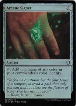 Arcane Signet - FOIL - U Commander Legends: Battle for Baldur's Gate 298 - MTG - Image 1