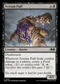[MTG] Scream Puff (0105) (WOE) LP-HP - Image 1