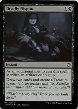 Deadly Dispute - FOIL - C Adventures in the Forgotten Realms 94 - MTG - Image 1