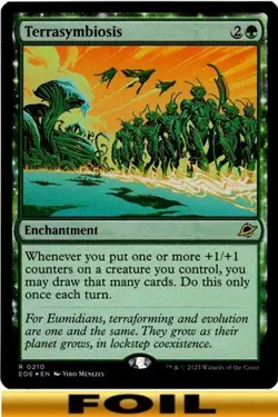 1x - Terrasymbiosis - FOIL #210 - Edge of Eternities - NM MTG - Image 1
