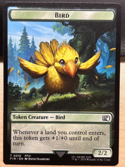 MTG Final Fantasy 0014 Token Creature Wizard 0016 Token Creature Bird TOKEN - Image 2