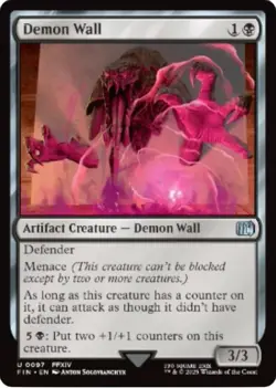 MTG Foil - Demon Wall - 97 / NM / Japanese - Image 1