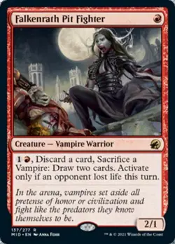 Falkenrath Pit Fighter - Light Play MTG Innistrad: Midnight Hunt - Image 1