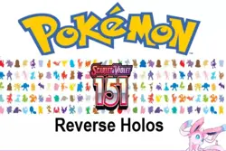 POKEMON 151 - REVERSE HOLO'S - SELECT YOUR OWN - POKEMON - CHEAPEST ON EBAY - Image 1