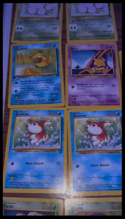 Pokemon cards set rare and common mix 1990s 2000s great cards holographic 1 page - Image 3