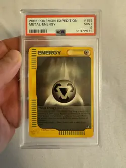 2002 Pokemon Metal Energy Non Holo Rare Expedition Base 159/165 PSA 9 Mint! WOTC - Image 1