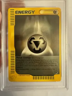 2002 Pokemon Metal Energy Non Holo Rare Expedition Base 159/165 PSA 9 Mint! WOTC - Image 3