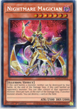 Nightmare Magician - MP24-EN093 - Prismatic Secret Rare - 1st Edition Yugioh - Image 1
