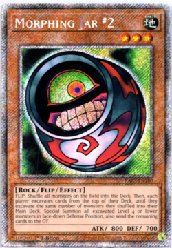 Morphing Jar #2 - RA03-EN100 - Platinum Secret Rare - 1st Edition Yugioh - Image 1