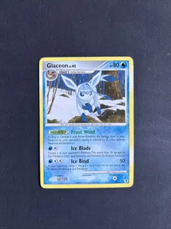 Pokemon TCG Glaceon Rising Rivals Card 41/111 Regular uncommon Non Holo - PLAYED - Image 1