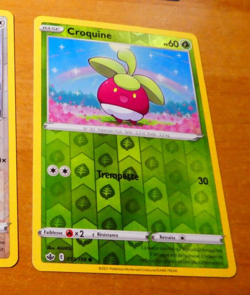 POKEMON REGNE DE GLACE CARD REVERSE HOLO CARTE CROQUINE 013/198 FR EB06 NM - Image 1
