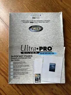 Ultra Pro Silver Series 9-Pocket CCG 80 x Pages Card Holder - Baseball Pokemon - Image 1