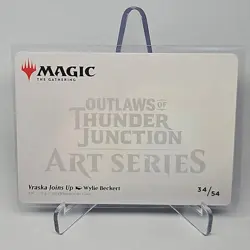 MTG Vraska Joins Up Art Card 34/54 Outlaws of Thunder Junction OTJ - Image 2