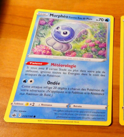 POKEMON REGNE DE GLACE CARD CARTE Morpheo 033/198 FR VF JCC EB06 NM - Image 1