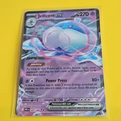 Pokemon Jellicent EX TCG White Flare WHT Double Rare Card 45/86 English Edition - Image 1