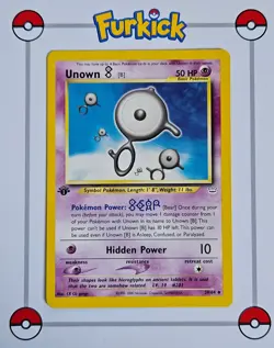 Unown B 1st Edition 39/64 | Neo Revalation | Pokemon Card | LP - Image 1