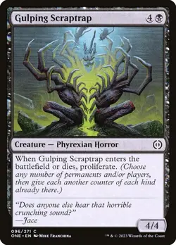 [MTG] Gulping Scraptrap (096) (ONE) LP-HP - Image 1