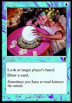 Peek - Medium Play MTG Odyssey - Image 1